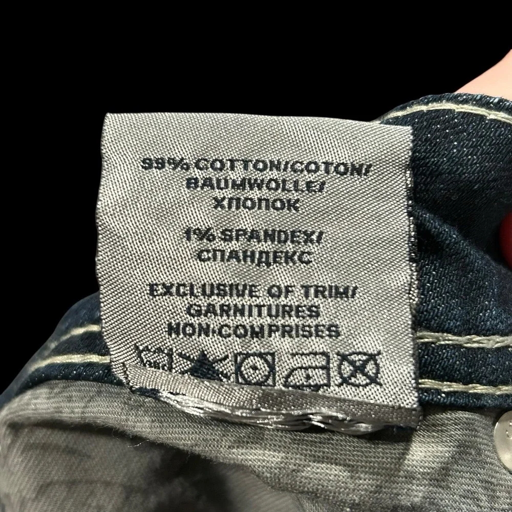 Silver Suki Bootcut Jeans Womens 30x32 Blue Stretch Dark Wash Stitched Denim - Picture 8 of 14